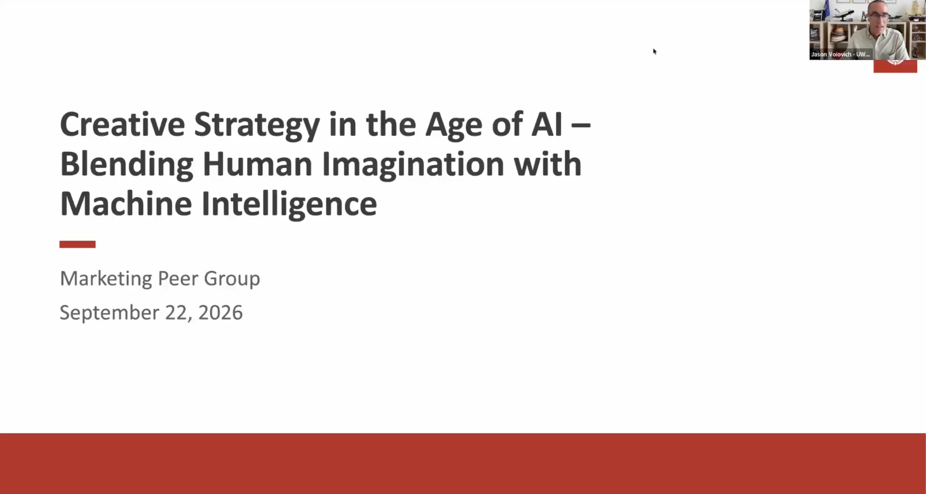 Creative Strategy in the Age of AI - Blending Human Imagination with Machine Intelligence thumbnail